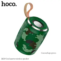 Портативна акустика Hoco Cool sports BS39 бездротова червона - мініатюра 4
