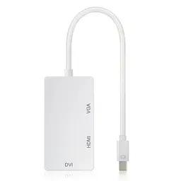 Перехідник mini DisplayPort M HDMI/VGA/DVI (24+5), FHD 1080p - мініатюра 5
