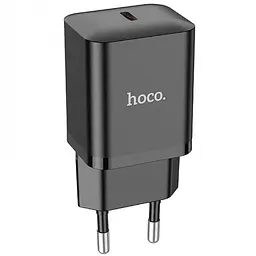 Мережевий зарядний пристрій Hoco N27 Innovative single port PD20W charger чорний