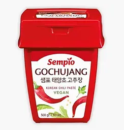 Паста соєва з перцем Кочудян Sempio (Кочуджан, Gochujang) класична веган 500 г.