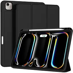 Чохол-книжка CDK для Apple iPad Air 13" M3 2025 екошкіра/силікон Smart Case cлот стилус (017899) black