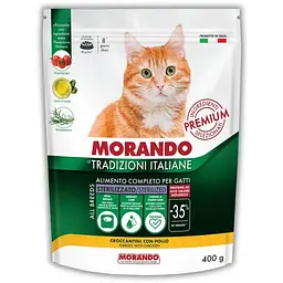 Сухий корм для стерилізованих котів Morando Tradizioni Sterilized з куркою 400 г