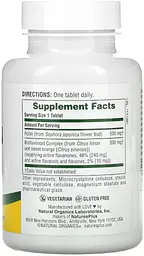 Вітаміни та мінерали Natures Plus BioRutin 1000 mg, 90 таблеток - мініатюра 2