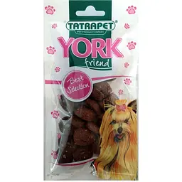 Ласощі для собак TatraPet York кільця з яловичиною 70 г 