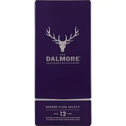 Віскі Dalmore 12 yo Sherry Cask Select Single Malt Scotch Whisky 43% 0.7 л (Q0274) - мініатюра 4