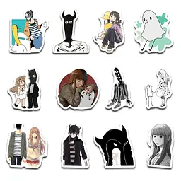 Стікерпак GeekLand Goodnight Punpun 45 штук (SP GP 01) - мініатюра 2