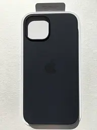Оригінальний силіконовий чохол для iPhone 15 Plus Apple Silicone Case with MagSafe Midnight Black MT103ZM/A - мініатюра 2