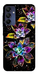 Чохол Demsky Flowers on black для Samsung Galaxy A15 4G/5G