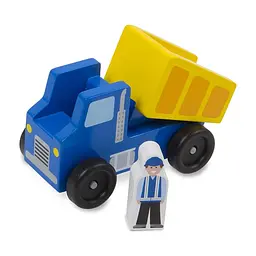 Ігровий набір Melissa & Doug дерев'яний набір Будівельні машинки (MD656) - мініатюра 5