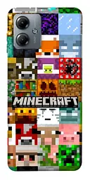 Чохол Demsky Minecraft collage для Motorola Moto G14