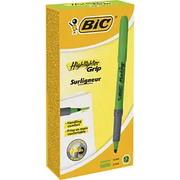 Маркер Bic текстовиділювач Grip, зелений (bc811932) - мініатюра 3