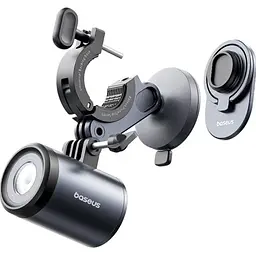 Мото-вело тримач + фонарик Baseus PrimeTrip Series Dual-Color Bike Light 2-in-1 Set C12569000121-00 Black - мініатюра 2