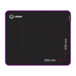 Килимок для мишки Lorgar Main 315 Black/Purple (LRG-GMP315)