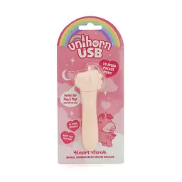 Вібратор-єдиноріжка Unihorn USB Bullet - Heart Throb, віброкуля, USB-зарядка, 10 режимів - мініатюра 6