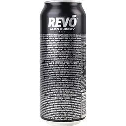 Напій енергетичний Revo Black слабоалкогольний 8.5% 0.5 л з/б (956992) - мініатюра 3