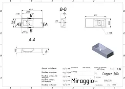 Умивальник Miraggio Copper 500 0001052, Білий - мініатюра 7