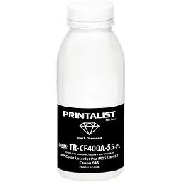 Тонер HP CLJ Pro M252/M452, Canon 045, 60г Black Printalist (TR-CF400A-55-PL)