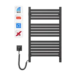 Сушарка для рушників Navin Авангард Х, 800х480, Wi-Fi, чорний муар, лівобічна (12-272155-4880) - мініатюра 3