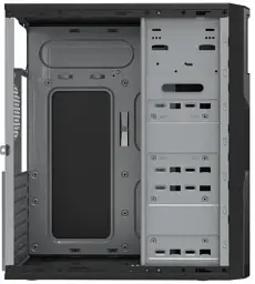 Корпус GameMax ET-210 Black, 400 Вт, Midi Tower, ATX / Micro ATX / Mini ITX, 2хUSB 2.0, 370x175x410 мм (ET-210-400W) - мініатюра 4