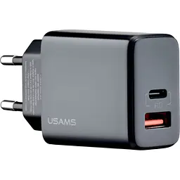 Мережевий зарядний пристрій Usams T40 US-CC133 20W Black (CC133TC01) [160712] - мініатюра 5