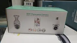 Панорамна бездротова камера відеоспостереження IP камера-лампочка QC-ZR006 WiFi камера в патрон E27 White - мініатюра 5