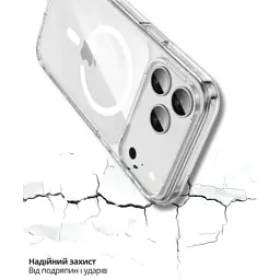 Чохол до мобільного телефона BeCover FIBRA Crystal MagSafe Apple iPhone 17 Pro (715369) - мініатюра 6