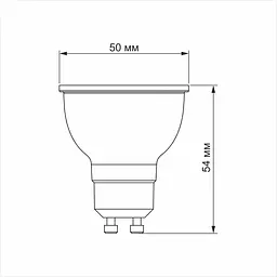 Лампа світлодіодна Videx Дімерна MR16еD 6W GU10 4100K (VL-MR16еD-06104) - мініатюра 3
