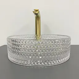 Умивальник VBI Sepino transparent накладний VBI-016300, Прозорий - мініатюра 2