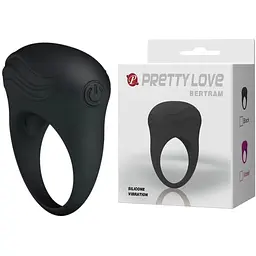 Ерекційне кільце Pretty Love Bertram 5 см чорний