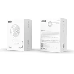 Вентилятор XO MF78 4-inch desktop/bracket adjustable angle fan на акумуляторі 1200 мА·год блакитний - мініатюра 7