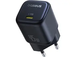Мережевий зарядний пристрій BASEUS PicoGo GaN Fast Charger 45 W Cosmic Black (P10176800123-00) - мініатюра 6