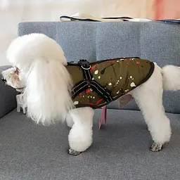 Зимова куртка для собак Derby Fashion Sports D76 Army Green - мініатюра 3