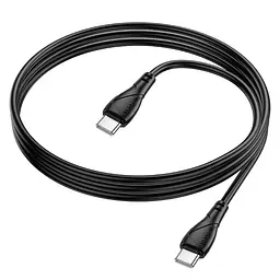 Кабель type c type з Borofone BX121 60W, 1 м, кабель для швидкого заряджання type-c, дріт для заряджання