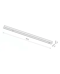 Магнітний трековий світильник Nowodvorski 11308 UT-LVM Line LED 1x18W 3000K 1500Lm IP20 чорний - мініатюра 5