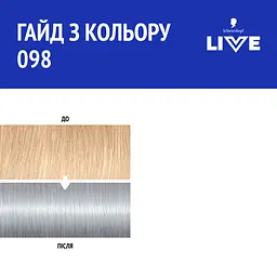 Фарба для волосся Schwarzkopf Live Ultra Brights 098 Steel Silver - мініатюра 5