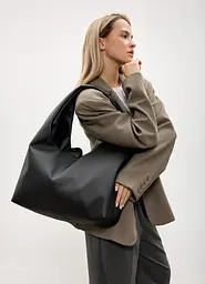 Сумка жіноча Sambag HOBO L чорний 34 х 37 х 16 см (53300001)