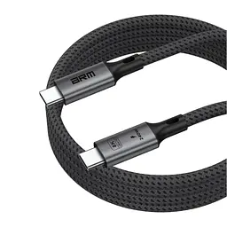 Дата кабель USB-C to USB-C 1.0m USB4 40Gbps 240W 8K60Hz black Armorstandart (ARM81921) - мініатюра 5