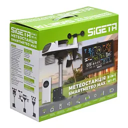 Метеостанція SIGETA SmartMeteo Max 8-in-1 Wi-Fi (65032) - мініатюра 12