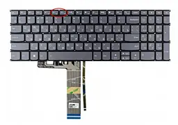 Клавіатура для ноутбука LENOVO (Slim 5 15ARP10 seires), ukr, onyx чорний, без фрейму, підсвічування клавіш