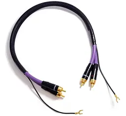 Аналоговий фоно-кабель для програвачів вінілу 2xRCA-2xRCA Melodika MDPH-10 PHONO Cable 1m