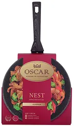 Сковорода Oscar Nest глибока з кришкою 24 см (OSR-1100-24) - мініатюра 2