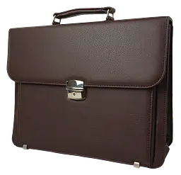 Портфель чоловічий Exclusive Еко-шкіра Коричневий (714000 brown) - мініатюра 3