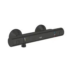 Змішувач термостатичний для душу Grohe QuickFix Precision Start 345942430, Чорний матовий