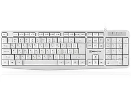 Клавіатурв REAL-EL RK-513 White (EL123100047) - мініатюра 2