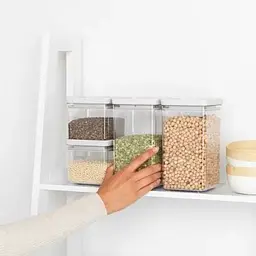 Набір ємностей для зберігання Brabantia Tasty+ 4 шт. світло-сірий (122569) - мініатюра 3