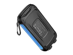 Зовнішній акумулятор + сонячна панель Hoco DB51 8000mAh Sunpower solar power bank with light - мініатюра 4