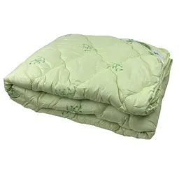 Ковдра полуторна закрита Arda Bamboo 20348 150х210 см салатова - мініатюра 3