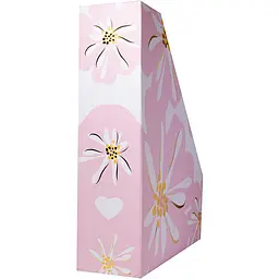 Лоток для документів Yes Allegro вертикальний фольга 32х25х8 см рожевий (707310) - мініатюра 3