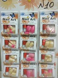 Нігті накладні кольорові K·Nail Art Nail упаковка 12 шт. №10