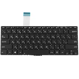 Клавіатура для ноутбука ASUS (S300, S301) rus, black, без фрейма - мініатюра 2
